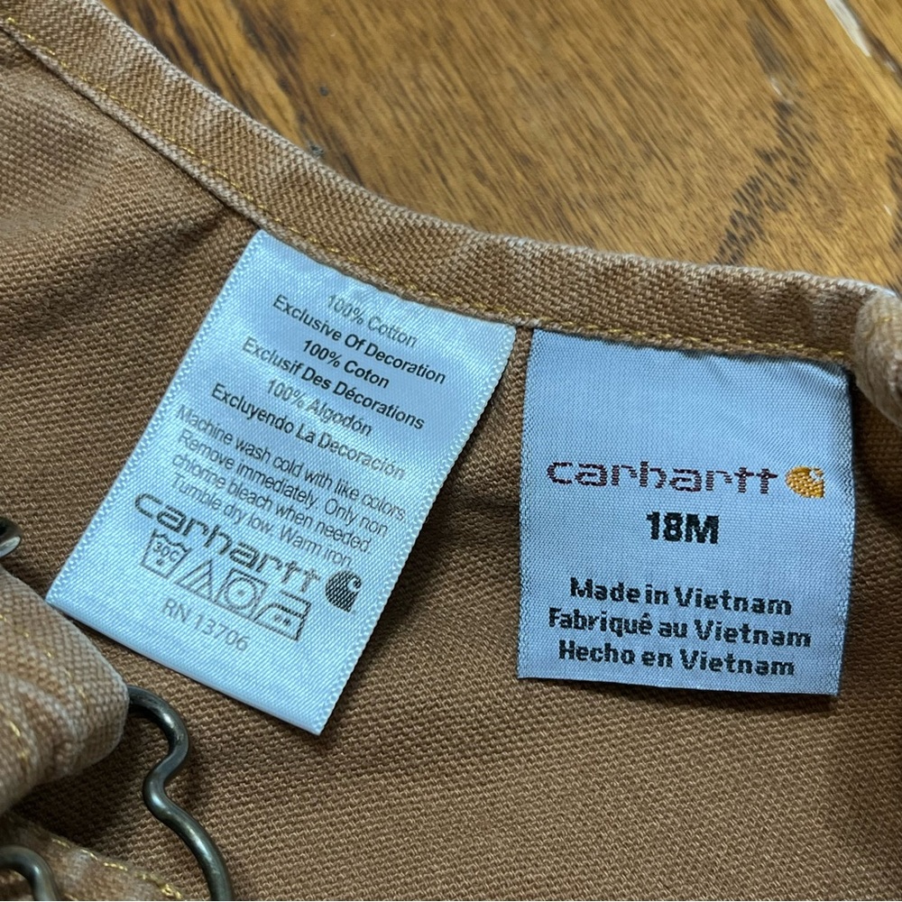 Carhartt Toddler Overalls - Picture 3 of 3